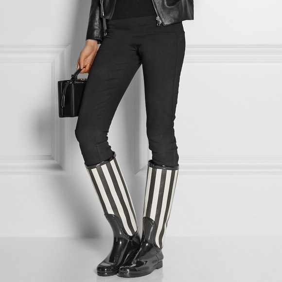 Dolce&Gabanna striped patent rainboots - Picture 2 of 8